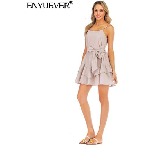 Летние платья мини ENYUEVER China At AliExpress