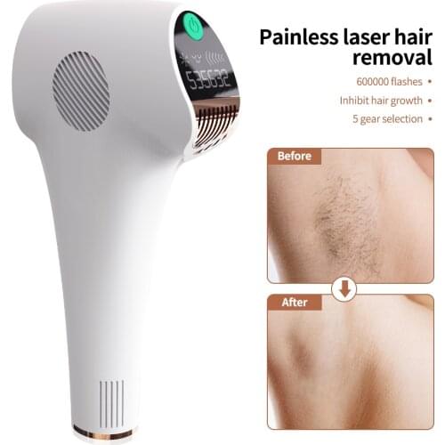 Dropship 500000 Flashes Laser Epilator Permanent IPL Photoepilator Hair Removal Painless Electric Epilator Hair Remover