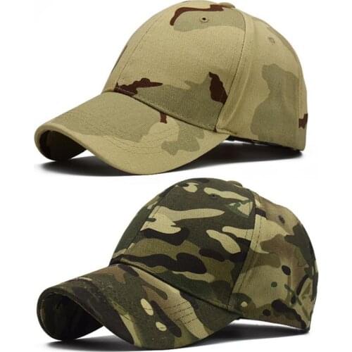 Outdoor Sports Climbing Caps Camouflage Hat 100% Cotton Simplicity Military Army Camo Hunting Cap for Men Adult Cap