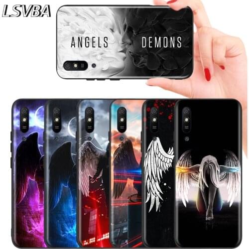 Cool Angel wing for Huawei Mate 10 20 X 5G 30 Lite P Smart S Z Pro Plus 2018 2019 2020 2021 Phone Case