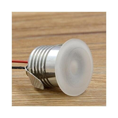 Mini 1W Rcessed Led Cabinet Light For Closet Jewelry Display Cupboard Spot Light