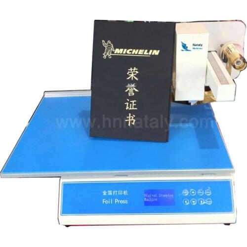 NDL-8025 desktop hot gold foil printer using for invitation card printing machine