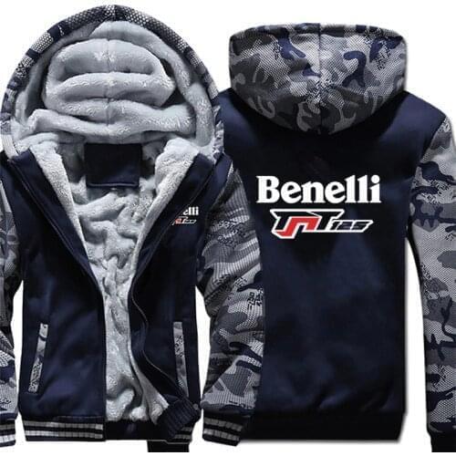 New Benelli TNT 135 Motorcycle Hoodies Camouflage sleeve Pullover Winter Jacket Benelli TNT 135 Sweatshirts Long Sleeve Coat