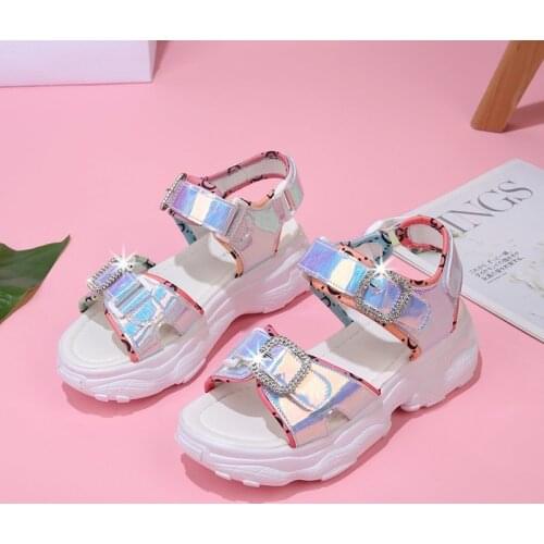New Women Chunky Sandals Womens Sandals 2021 Colorful Summer Beach Platform Sandals Casual Shoes Woman Wedges Ladies Sandalias