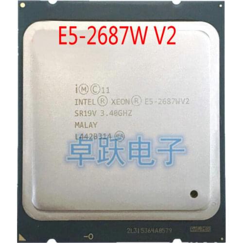 Original Intel Xeon OEM Version not es E5-2687WV2 3.4GHZ 25M 8-CORESLGA2011 E5 2687WV2 150W E5-2687W V2 Processor
