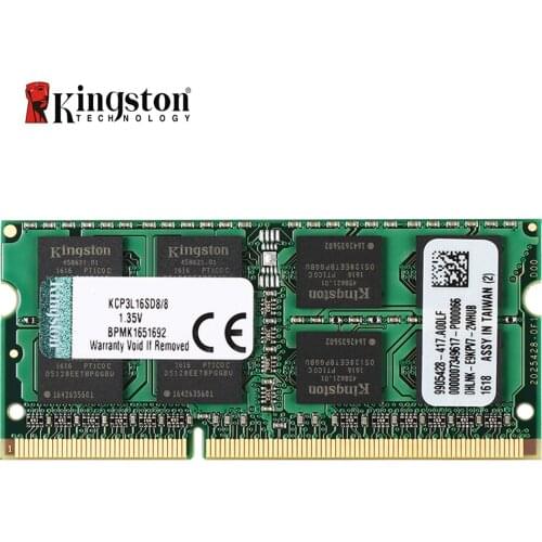 Kingston 8GB DDR3L 1600MHz 1.35v Laptop RAM (KCP3L16SD8/8)