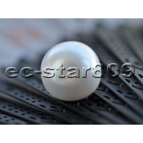 P6949 A+ 15mm Round White Edison Freshwater Pearl Loose Bead Fine Women Jewelry