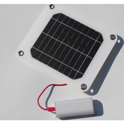 Solar Panel Foldable Charger 5Watt 5V USB Battery Charger For Mobile Phones/Power Banks/Mini Fans Outdoor Use