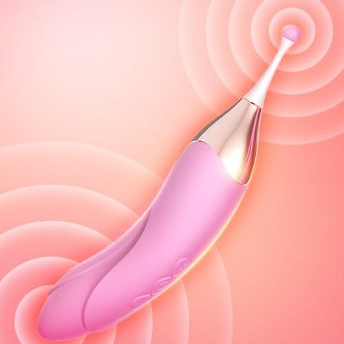 Clitoris Nipple Stimulation Sex Toy For Women Powerful Waterproof High Frequency Vagina Massage G-Spot Dildo Vibrator Dual Head