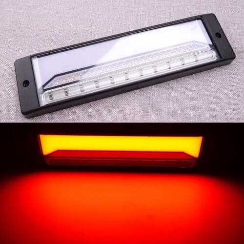 Universal Car 12V-24V IP68 3W Left Clear Lens 147LED Halo Neon Flowing Turn Signal Brake Tail Light