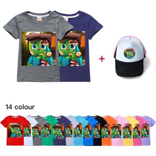 BECKBROJACK Funny Shirt Cotton Kids Summer Clothes Cotton Kawaii Clothing Baby Boy Tops Toddler Girl Clothes Child T Shirt Hats