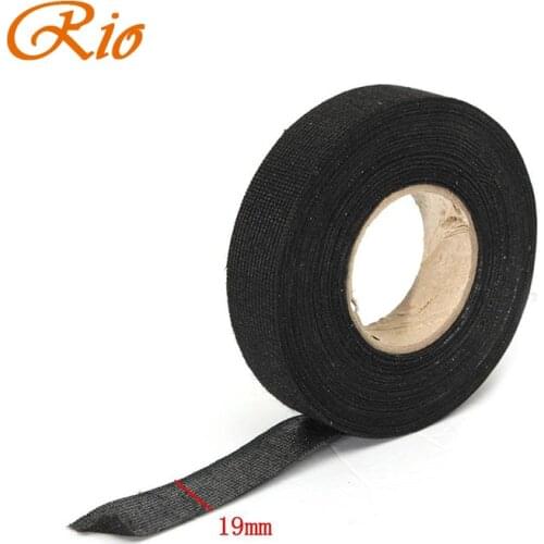 10 Pcs/Lot 15MM Automotive Wiring Harness Tape Heat-resistant Adhesive Cloth Fabric Tape Cable Wiring Harness For Car Auto