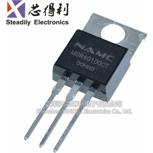 10pcs/lot Brand New & Original Iron MBR40100CT nai mei namc Schottky Diode 40100 40A 100V