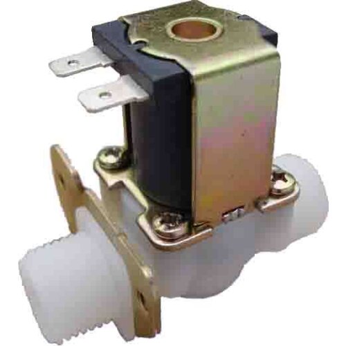 4 Points Inlet Valve Normally Open Electromagnetic Water Valve DC12V Power Off Water Solenoid Valve
