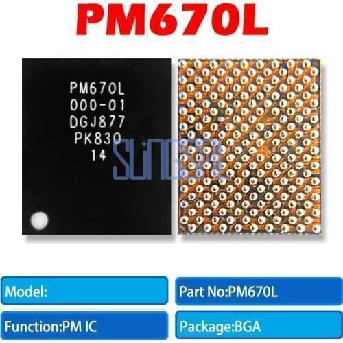 5pcs/lot 100% Original PM670L 000-01 Power PM IC PMIC Chip