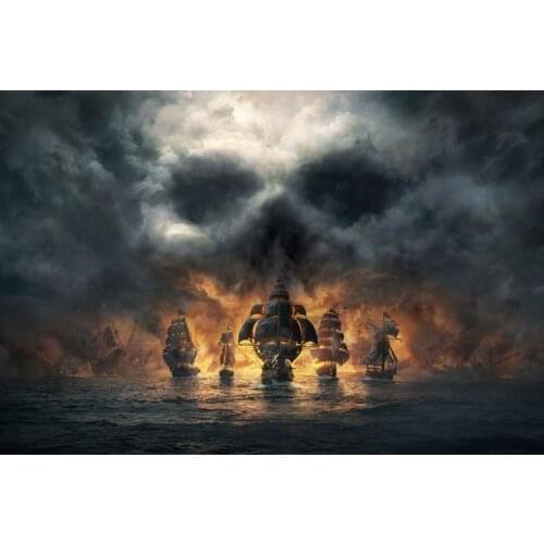 5D DIY Diamond Embroidery Sky skull pirate ship Diamond Painting Cross Stitch Full Square/round Rhinestone Handmade Mosaic TY29