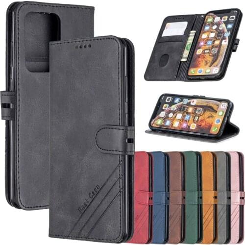 Leather Flip S21 Case For Samsung Galaxy S 21 S30 Ultra S 30 Plus 30Ultra S21Plus Coque Magnetic Stand Wallet Phone Cover