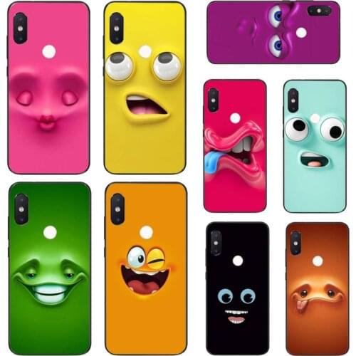 Maiyaca 3D funny face Custom Soft Phone Case For Xiaomi Mi8 9 10 9T 5 6 A1 A2Lite 9SE 8SE Mi8lite Mix2 Max3 F1