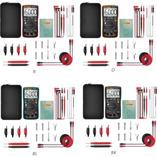AN9002 Digital True RMS 6000 Counts Bluetooth Multimetro AC/DC Current Voltage Tester Professional Auto-Range Multimeter