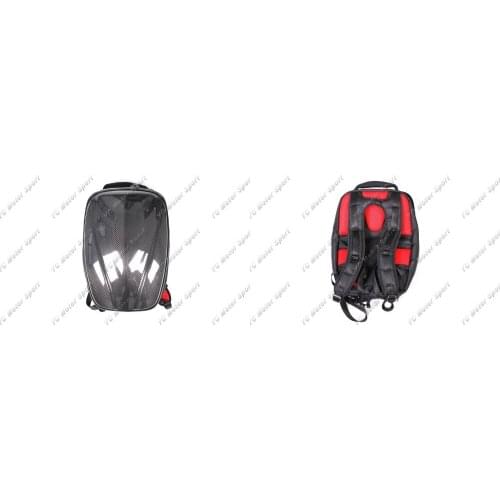 GEMINI DESIGN 49x39x15cm Dry Carbon Fiber Blake Red Backpack Packsack Waterproof Suitcase Back Bag For Universal Man Woman