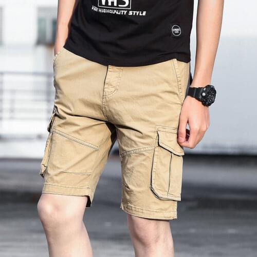 Hot Sale New Fashion Men Shorts Summer Cargo Men Casual Military Work Shorts High Quality Brand Classic Beach Shorts Plus Size