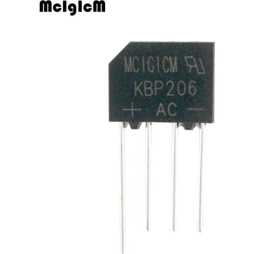 MCIGICM 5pcs RECT BRIDGE GPP 600V 2A KBP206G KBP206