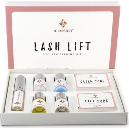 ICONSIGN Dropshipping Eyelash Perming Kit Lashes Cilia Lift Extension Perm Set Curling Growth Treatments Enhance 35 to 45 Days