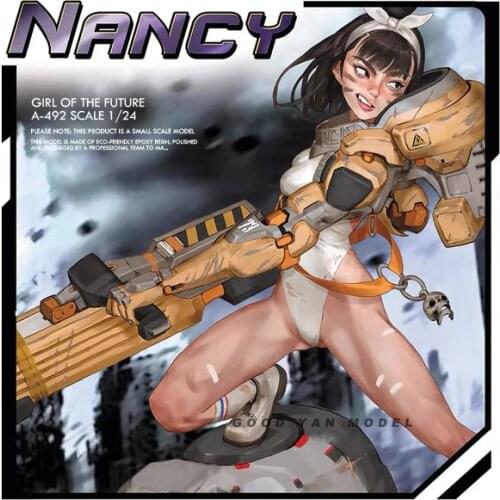 1/24 Resin model kits DIY figure beauty colorless and self-assembled A-492