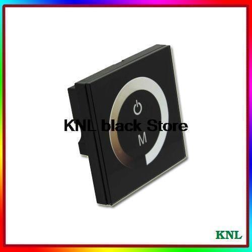 NEW Led Touch Panel Dimmer, wall mounted Brightness Controller,DC12-24V input, 8A*1channel,TM06 touch controller, free shipping
