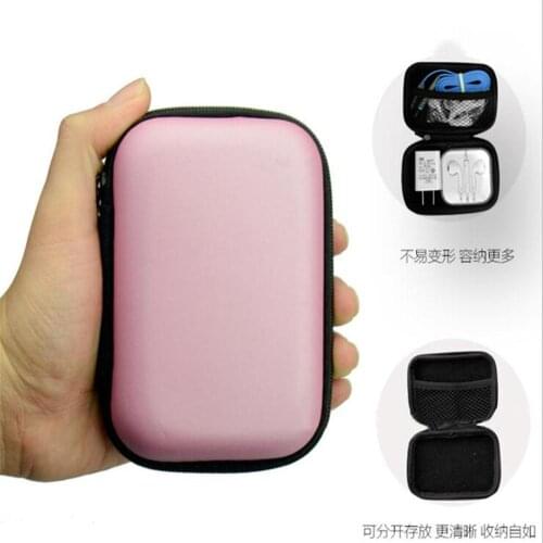 Mounchain Outdoor swimming Bag Portable Data Cable Bag for Mobile Phone Line Headset Storage Box Zipper Wallt