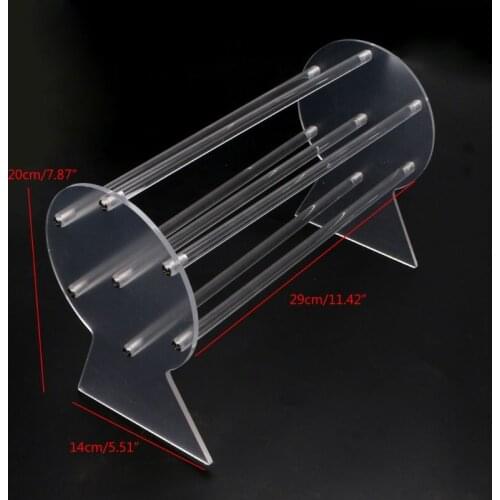 Clear Headband Holder Organizer Acrylic Hair Accessory Jewelry Storage Display LX9E