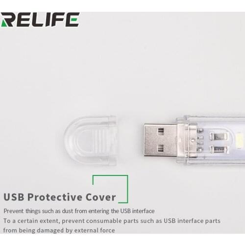 RL-805 Outdoor MINI USB LED Floodlight Free Bending Table Lamp Repair Booth Classroom Repair Light