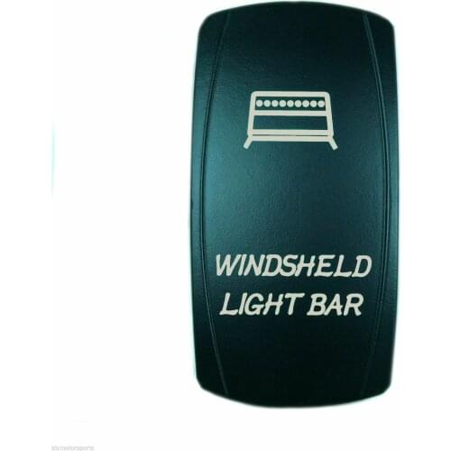WINDSHIELD LIGHT BAR Car MARINE ROCKER SWITCH DC 12V 20AToggle SWITCH LED Light Laser 5 Pins ON-OFF Switch for Car Boat
