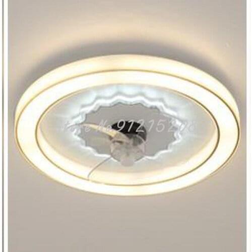 Ceiling Fan Light Bedroom Ultra Thin Light Fan Integration Modern Simple Family Living Room Dining Room Electric Fan 2021 New