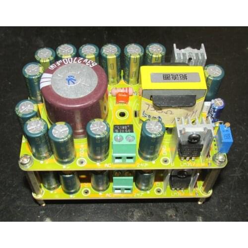 High-precision, low-ripple, two-stage series-regulated adjustable power supply board LG303G, single and double voltage, linear