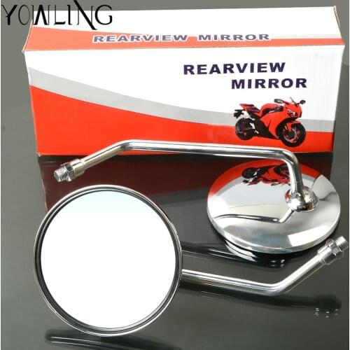 For HONDA CB400 VTEC CB1300 CB1100 CB500F CB600F Moto parts 10MM 8MM Motorcycle Rearview Mirrors Rear View Side Mirrors