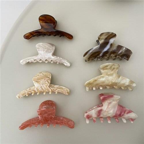 Woman Acetate Leopard Hair Claws Ladies Hairpins Hairpins Hairgrip Headwear Hair Accessories Barrettes Ladies Hair Clips