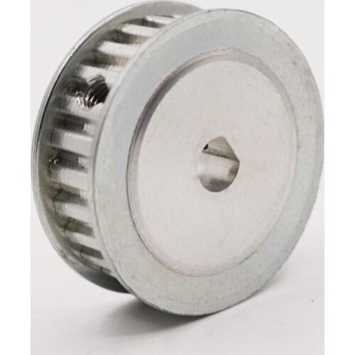 XL Type 24 Teeth 24T Timing Pulley D Hole Synchronous Wheel 6x5/6x5.5/8x7/8x7.5/10x9mm D Bore Transmission Pulley