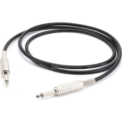1Pcs CANARE audio customized finished line F-15 mono large two-core 6.5 guitar instrument performance microphone cable