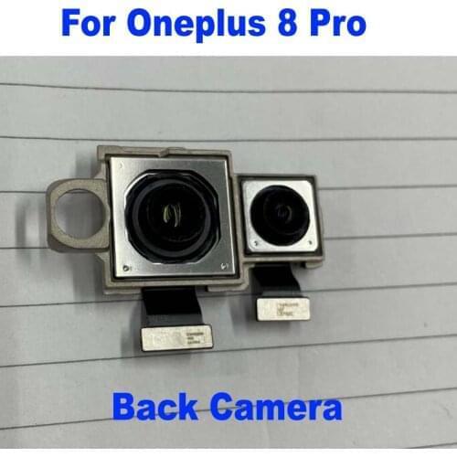 100% Original For One Plus 8Pro Dual Back Big Main Rear Camera Module For OnePlus 8 Pro Mobile Flex Cable Replacement