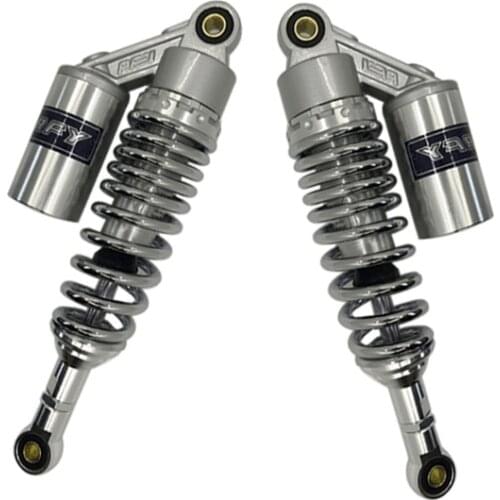 280MM/290MM/300MM/310MM 8MM SPRING GAS MOTORCYCLE SHOCK ABSORBERS FOR YAMAHA HONDA SUZUKI KAWASAKI TRAIL DIRT BIKE ATV CHROME