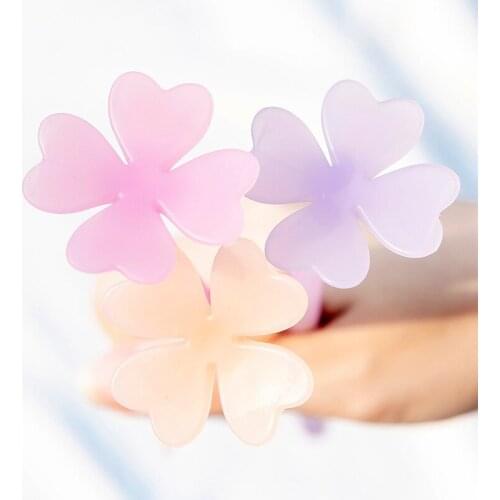 40PCS Lucky Four-leaf Clover Modeling Daylight Color Change Creative Korea Gel Pens Black 0.5mm Student Stationery