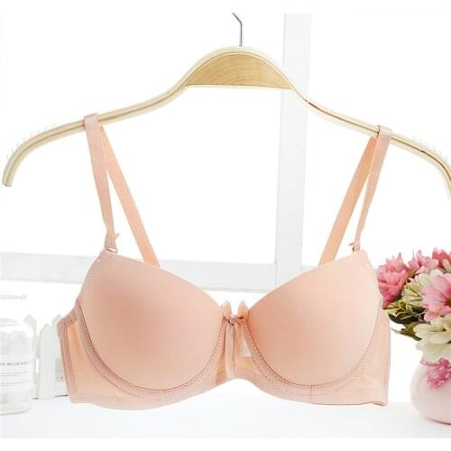 Small breast double size push Up Bra Women Seamless Underwear Women Palm Massage t shirt Bra Lingerie 34-38