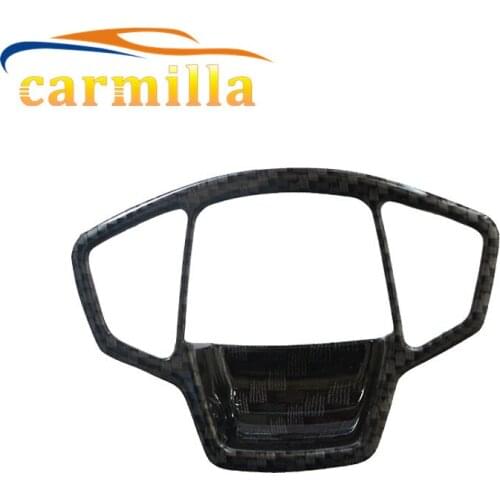 Carmilla Car Styling Interior Center Console Handbrake Button Cover Trim Stickers for Jeep Compass 2017 2018 Renegade 2015-2017