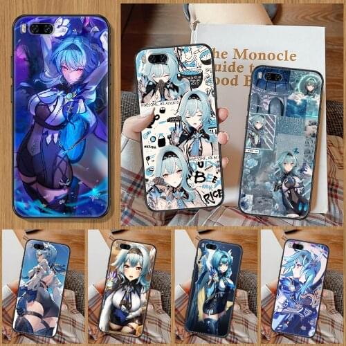 Genshin Impact eula Game Phone Case For Xiaomi Mi Note 8 9 10 11 9T 10T A3 Lite Pro Ultra black pretty coque soft back luxury