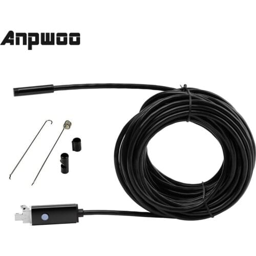 NEW 10M 720P 2MP 6LED 8MM USB Android Inspection Endoscope Camera Underwater Endoscopio Tube Micro Camera For Windows Android