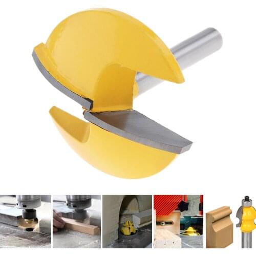 1/4 Inch Round Bottomed Line Milling Cutter 1-3/4 Inch Blade for Particle Board Multi-Layer Board Solid Wood Medium Fibre Board