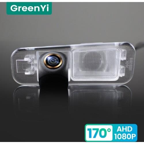 GreenYi 170° HD 1080P Car Rear View Camera for KIA K2 Rio 3 UB Pride Sedan 2010- 2016 Night Vision Reverse Reversing 4 pin AHD