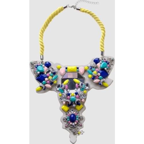 Amorita boutique fashion design colourful necklace