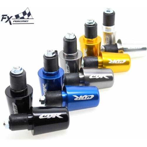 Logo"CBR" CNC Motorcycle Handlebars Grips Ends Bar Ends Caps Handlebars For Honda CBR1000RR 2004 - 2014 2005 2006 - 2013